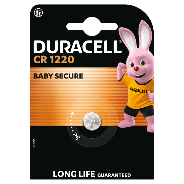 Duracell Batterie Knopfzelle CR1220 3.0V Lithium 1St.