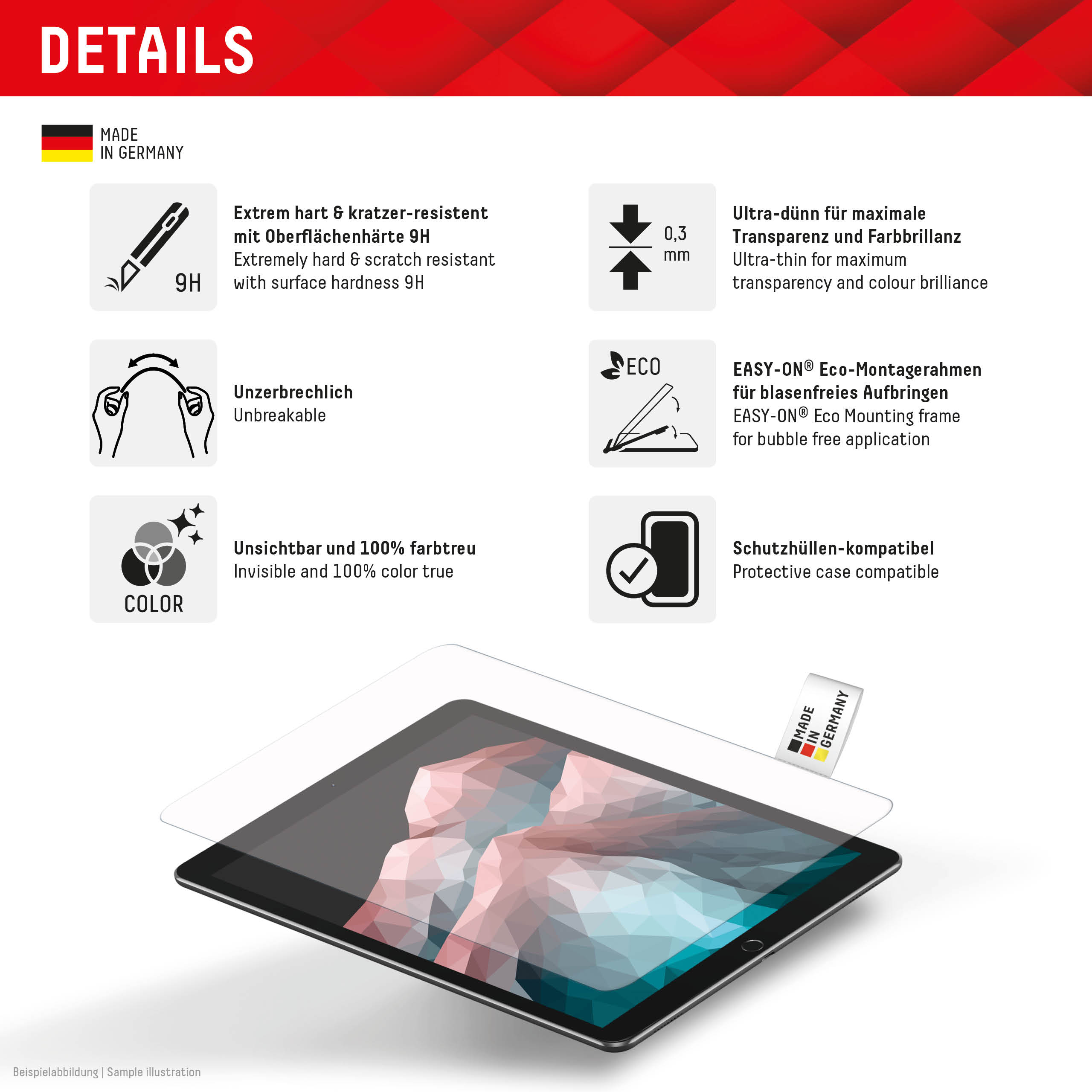 DISPLEX TABLET GLASS IPADAIR 13 IPAD AIR 12.9IN (2024)