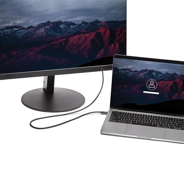 STARTECH.COM 2m 6ft. USB-C to HDMI Cable - 4K at 60 Hz - Black