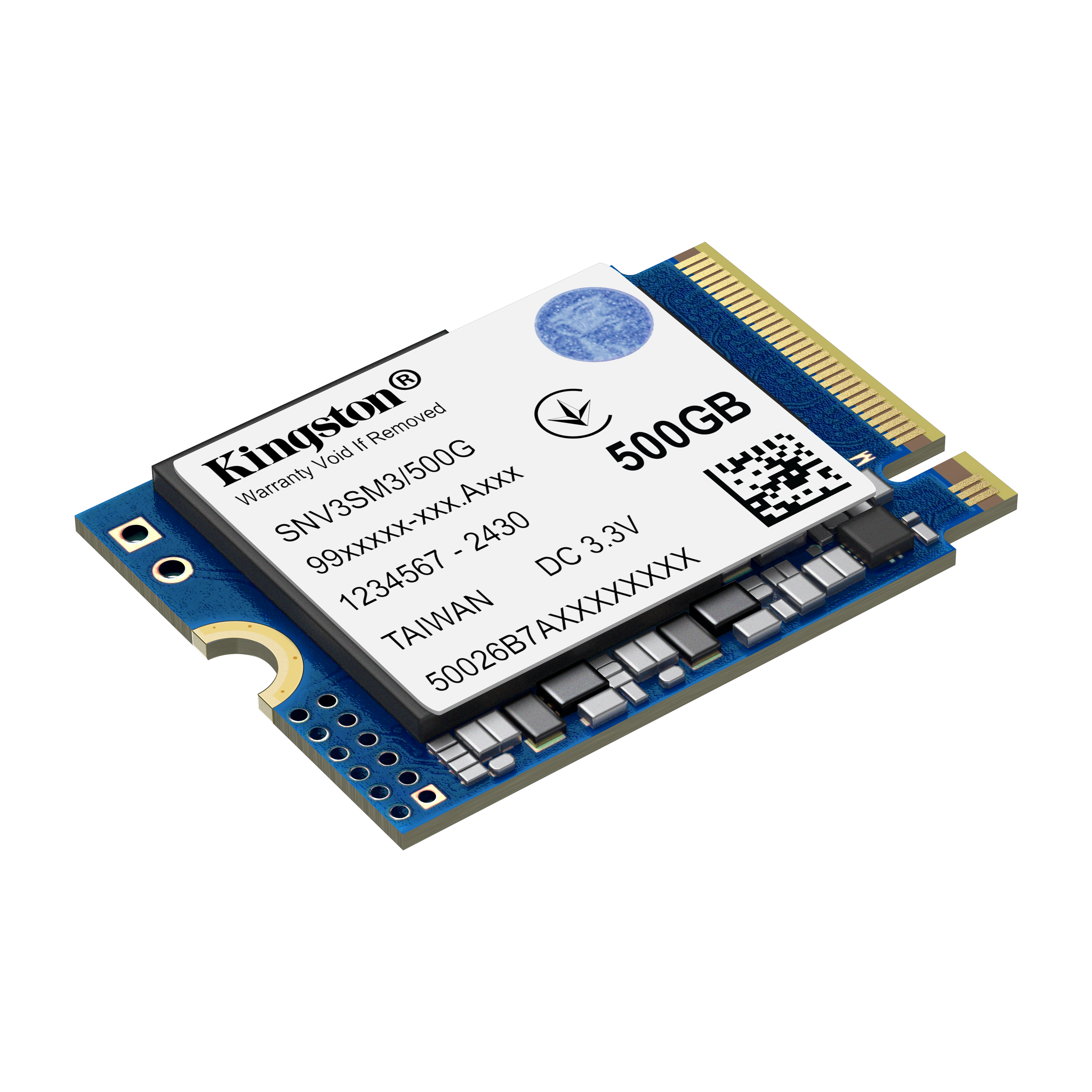 KINGSTON 500GB NV3 M.2 2230 PCIe 4.0 NVMe SSD