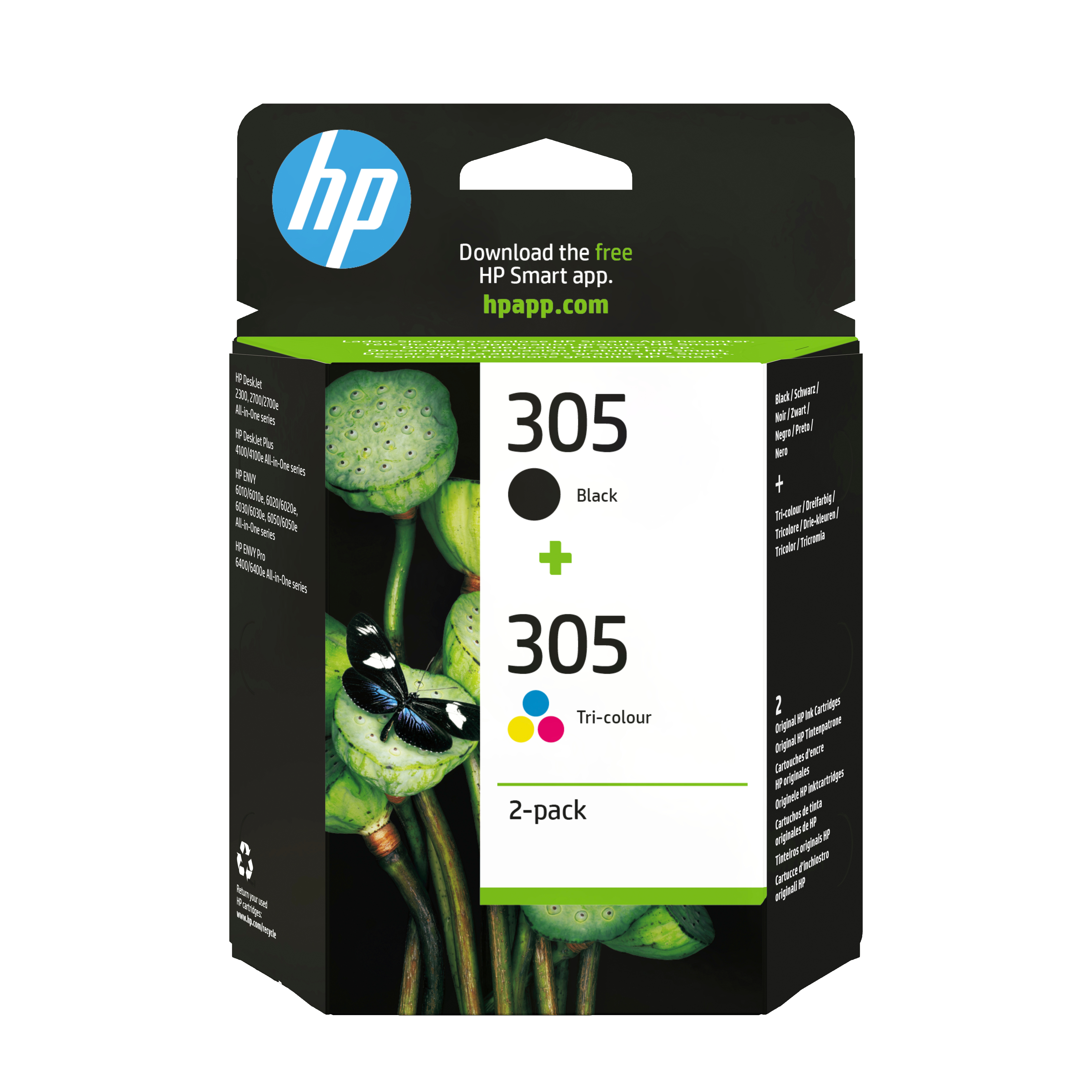 HP 305 Schwarz+Dreifarbig Tintenpatrone