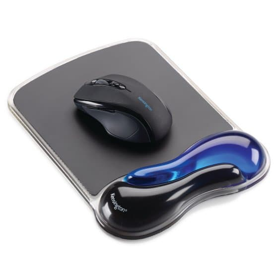 Kensington Mousepad mit Handgelenkauflage Duo Gel schwarz, blau