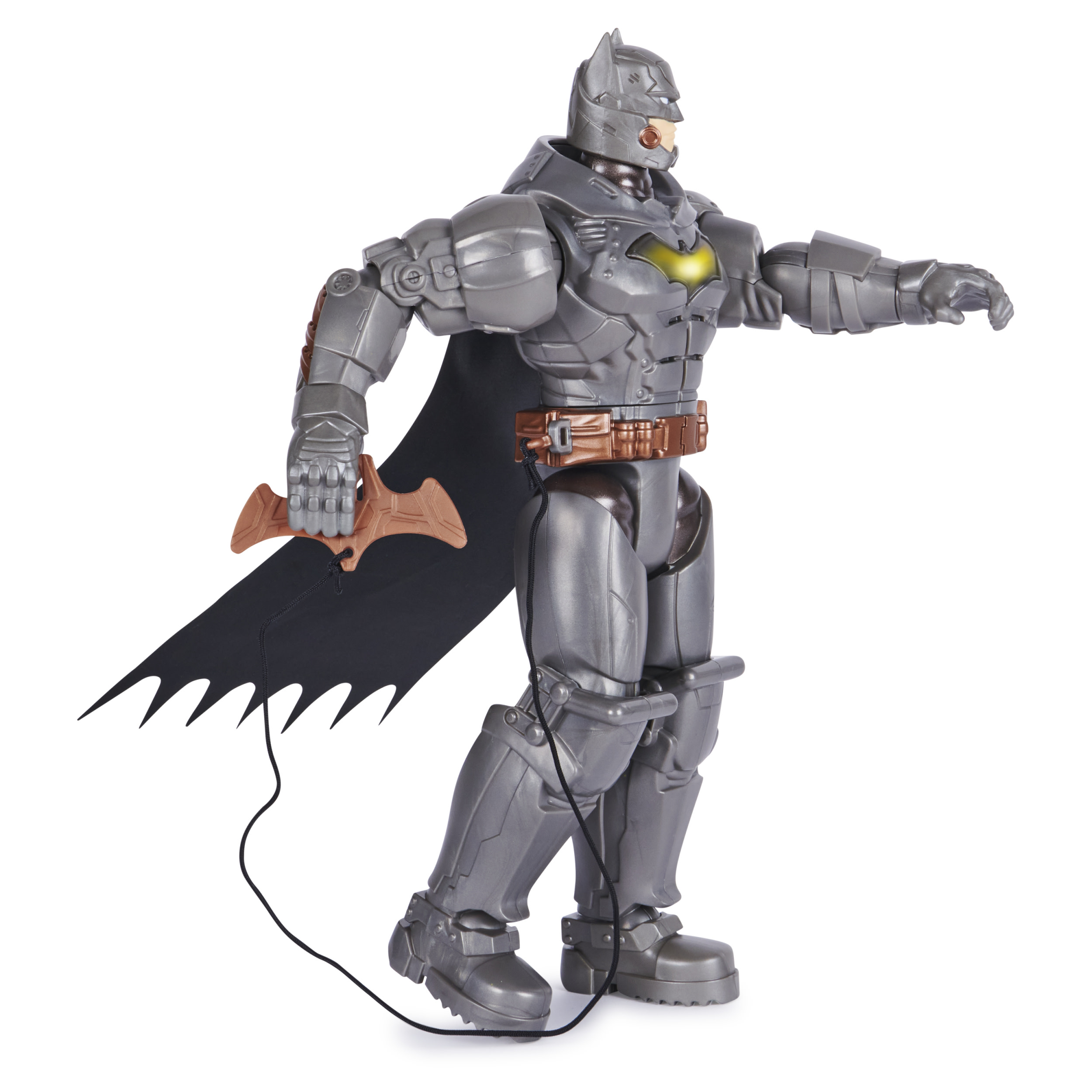Batman 30 cm Deluxe-Actionfigur mit Schlag- und Wurffunktion, Spielfigur