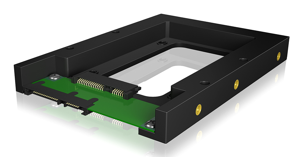 Einbaurahmen IcyBox HDD/SSD Konverter 2,5 -> 3,5 retail