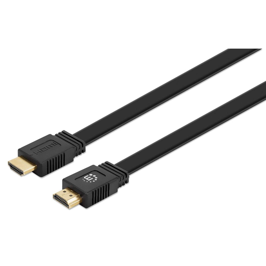 MANHATTAN flaches HDMI-Kabel mit Ethernet-Kanal 4K@60HZ 5m