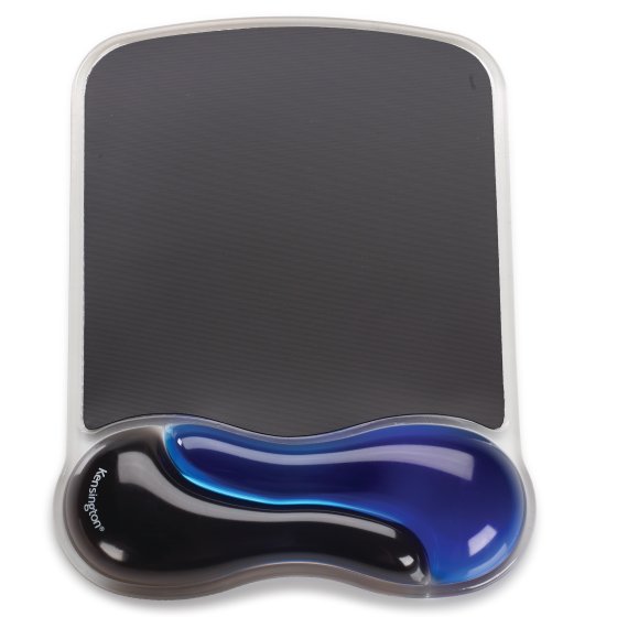 Kensington Mousepad mit Handgelenkauflage Duo Gel schwarz, blau