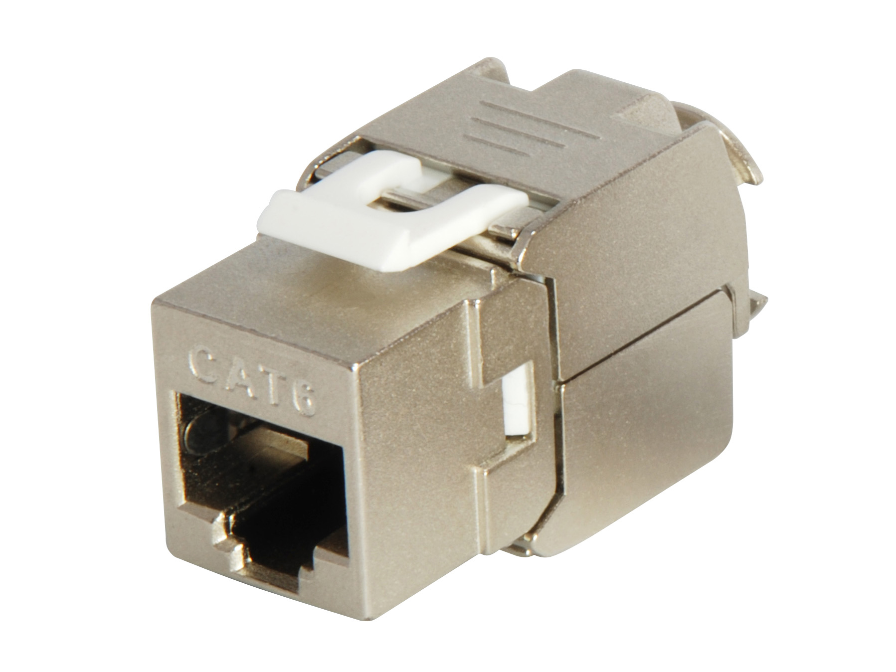 Equip Keystone Jack geschirmt Cat6 LSA wzf.8Stk sil