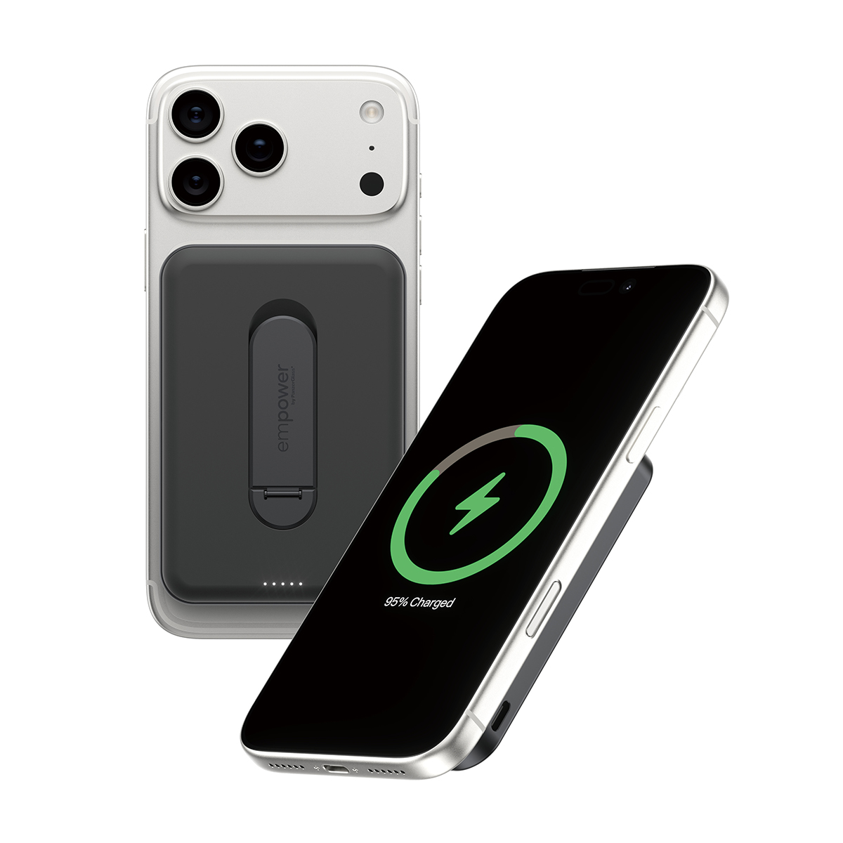 EMPOWER BANK W. SPIN STAND 5000MAH SPACE BLACK