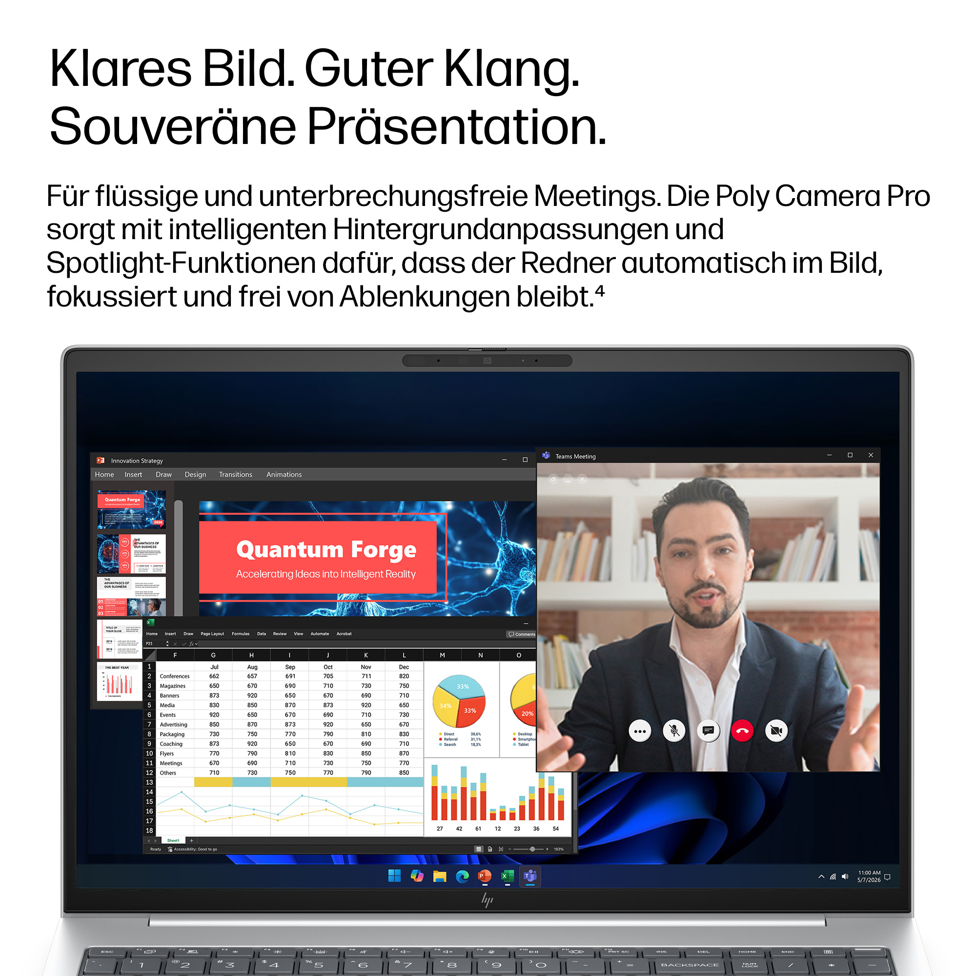 HP EliteBook 8 G2a AMD Ryzen AI 5 435 40,64cm 16Zoll WUXGA 16GB 512GB/SSD LTE 5G W11P 3J Gar (DE)