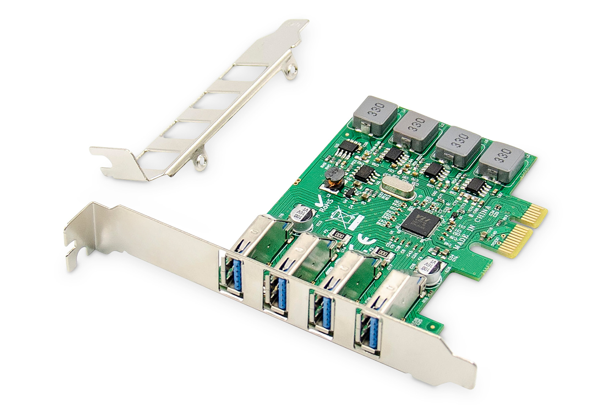 4-Port USB 3.0 PCI Express Add-On, Schnittstellenkarte