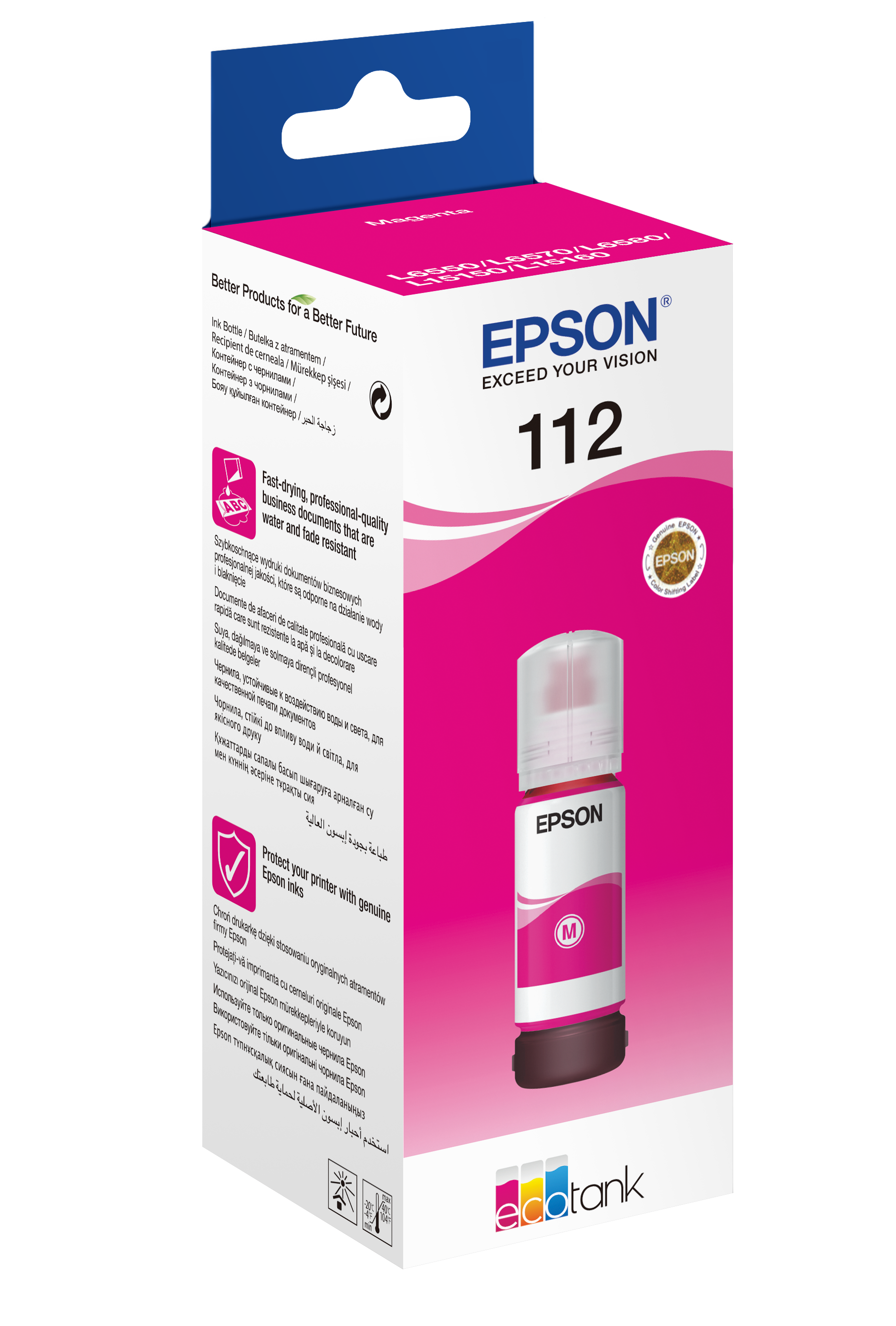 ECOTANK Ink Bottleß 112M