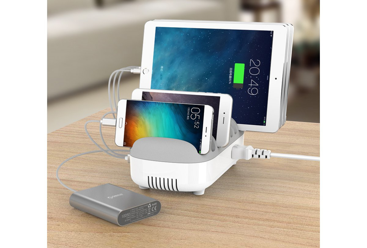 10 PORT USB MULTIPLE TABLET CHARGING STATION.EU