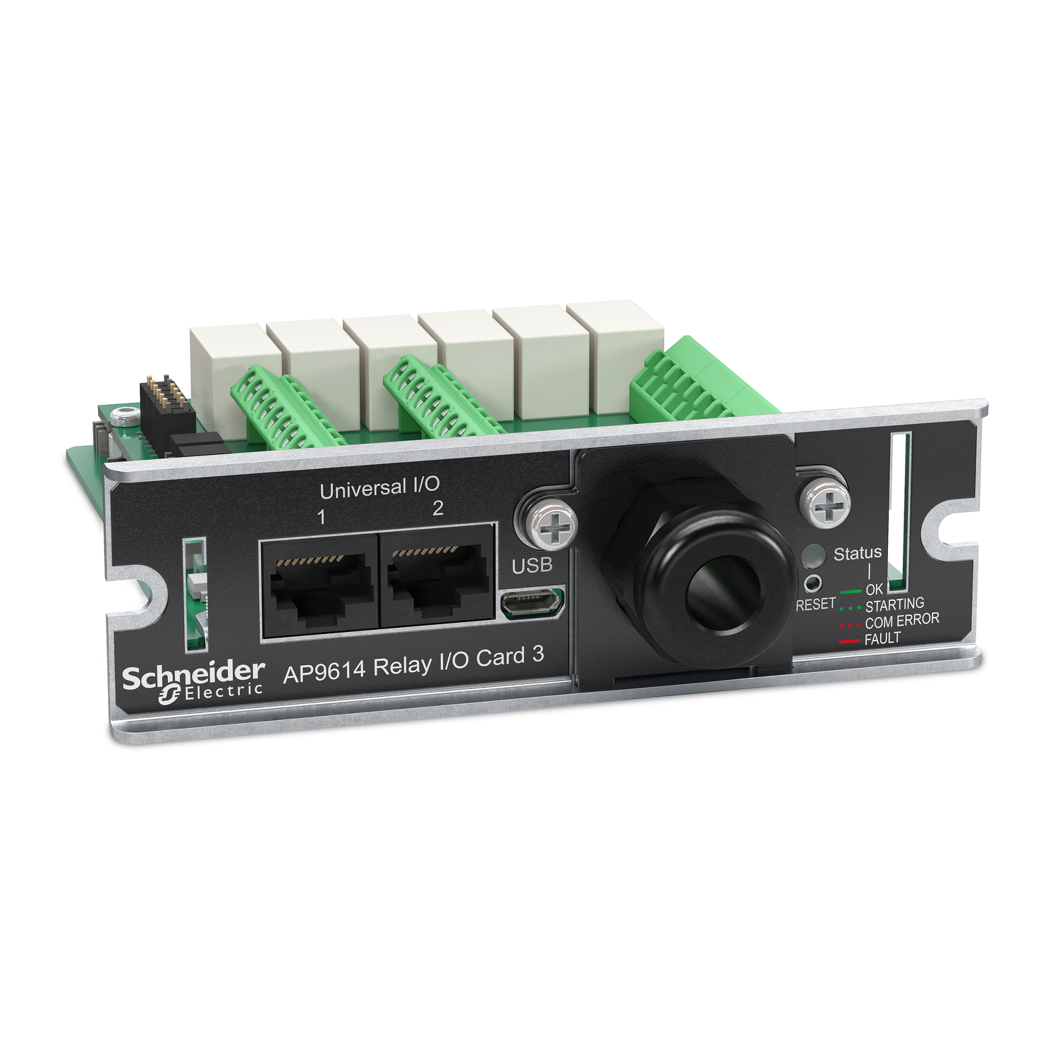APC Network Management Card Remote management adapter SmartSlot 10/100 Ethernet x 2 + dry contact