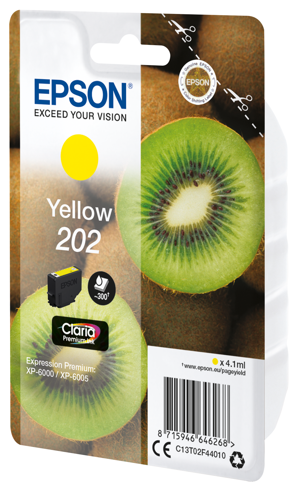 EPSON 202/T02F44 (Kiwi) gelb Druckerpatrone
