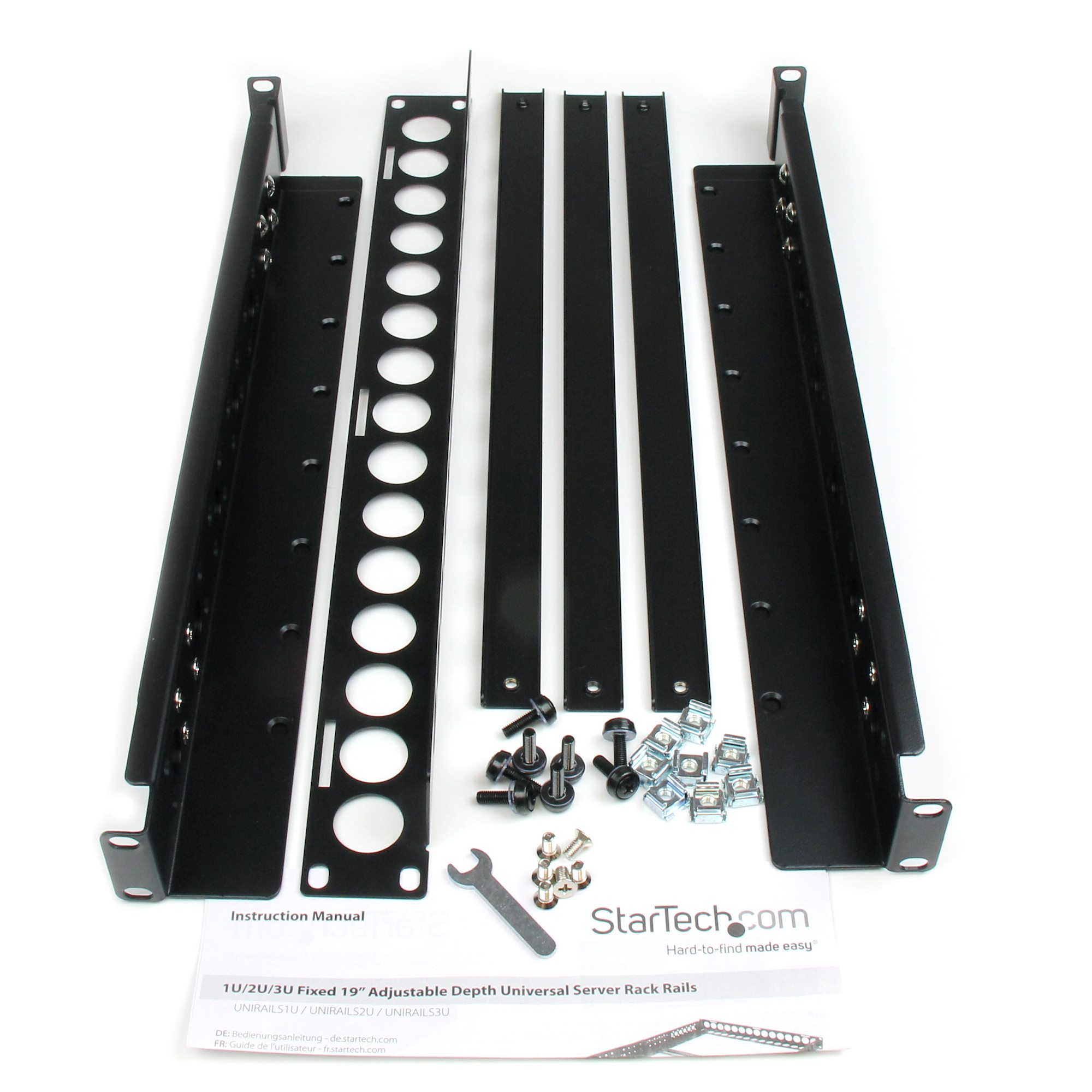 UNIVERSAL SERVER RACK RAILS .