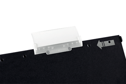 LEITZ Vollsichtreiter ALPHA Active transparent, 5 St.