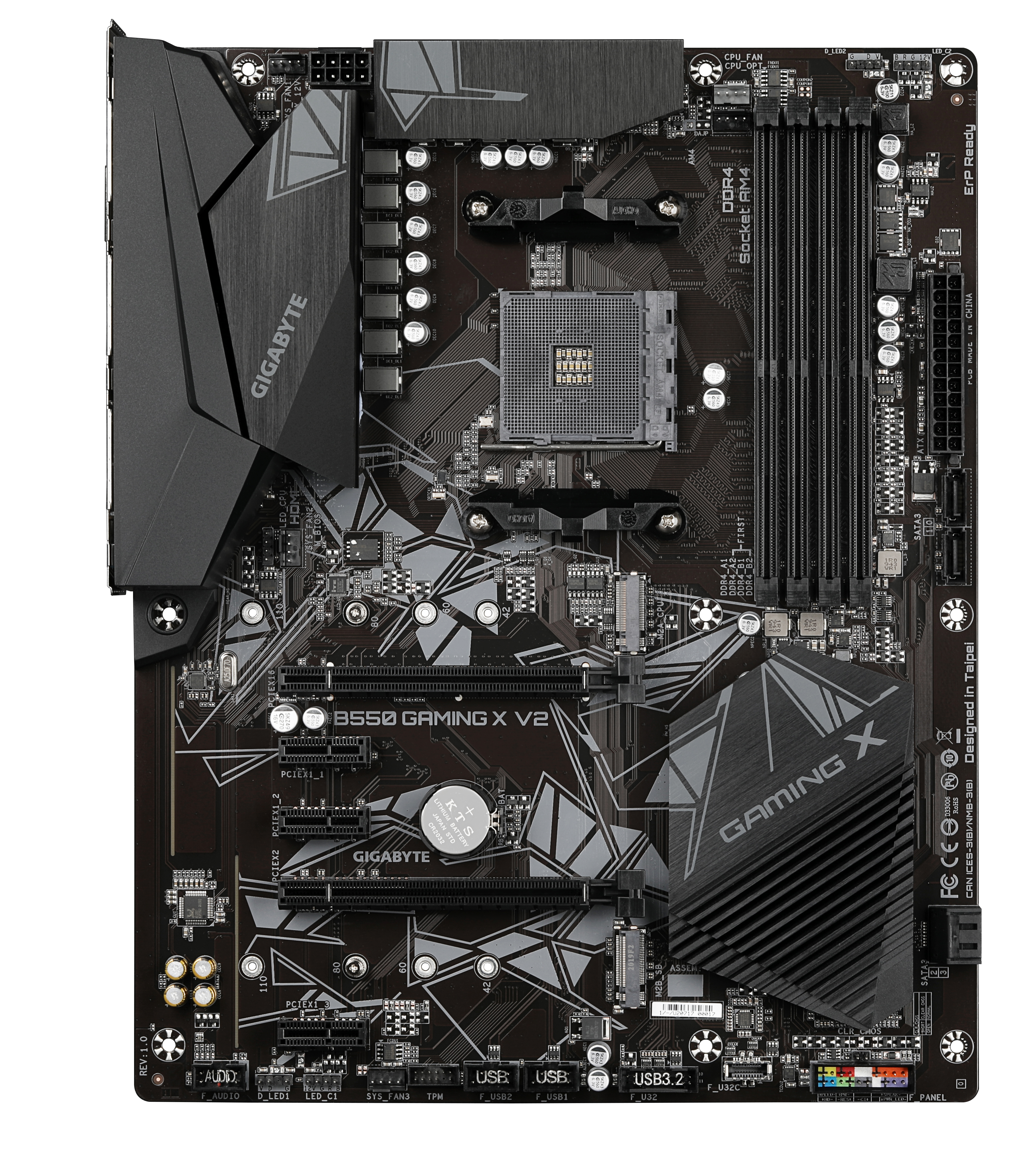 GIGABYTE B550 GAMING X V2 AM4 DDR4 2xM.2 4xSATA HDMI ATX MB