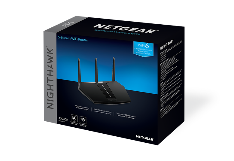 Netgear Nighthawk AX 5-Stream WiFi 6 Router