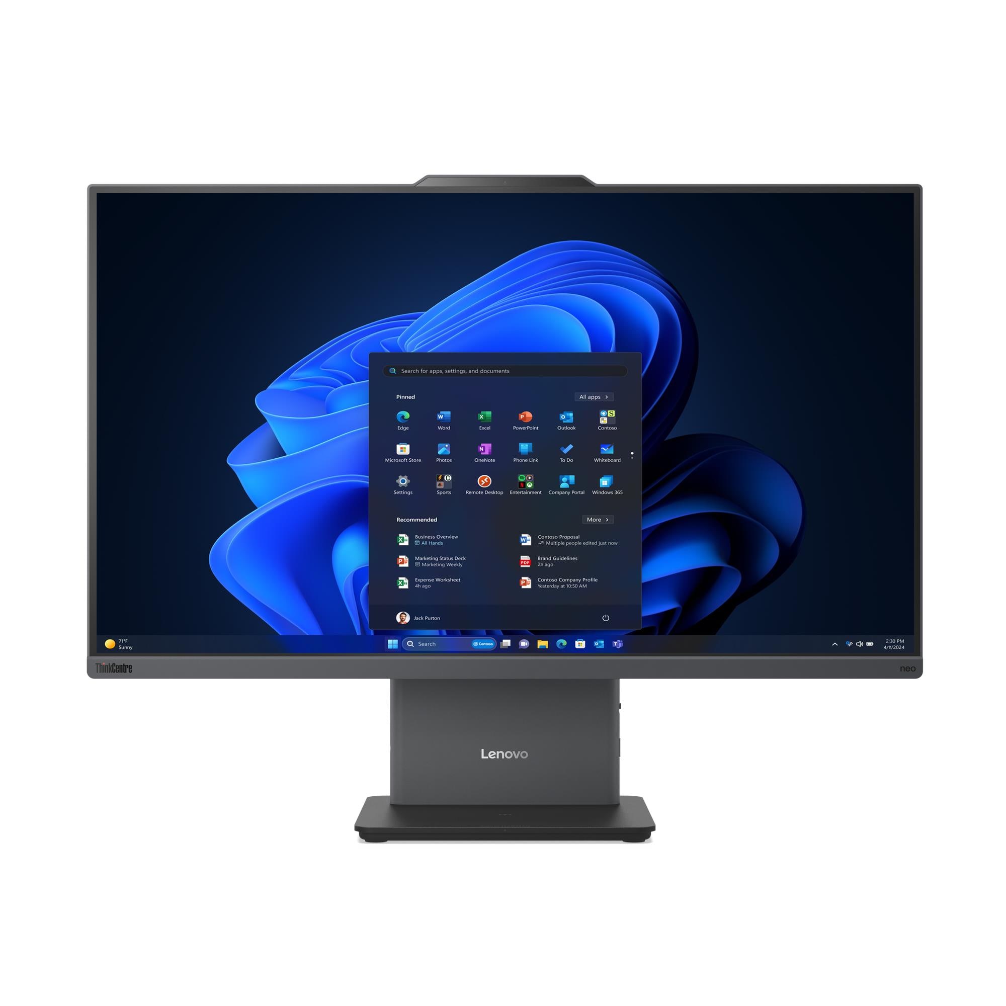 LENOVO ThinkCentre neo50a G6 Intel Core Ultra 7 256V 68,58cm 27Zoll FHD 16GB 512GB SSD W11P TopSeller