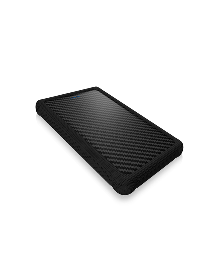 Geh. IcyBox USB 3.0 2,5 SATA3 HDD/SSD -> PC/MAC Silikon sw retail