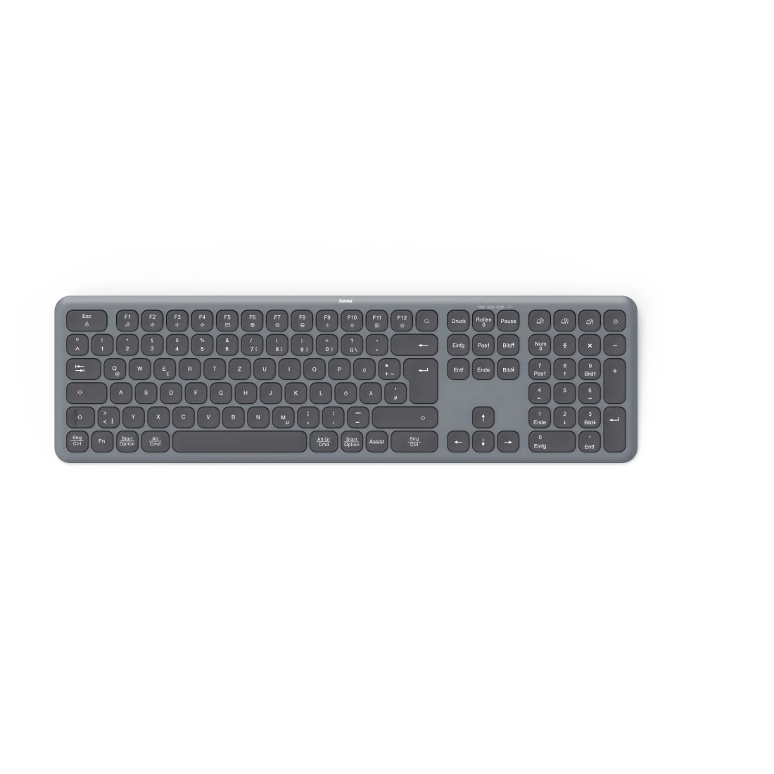hama WK-550 Tastatur kabellos schwarz