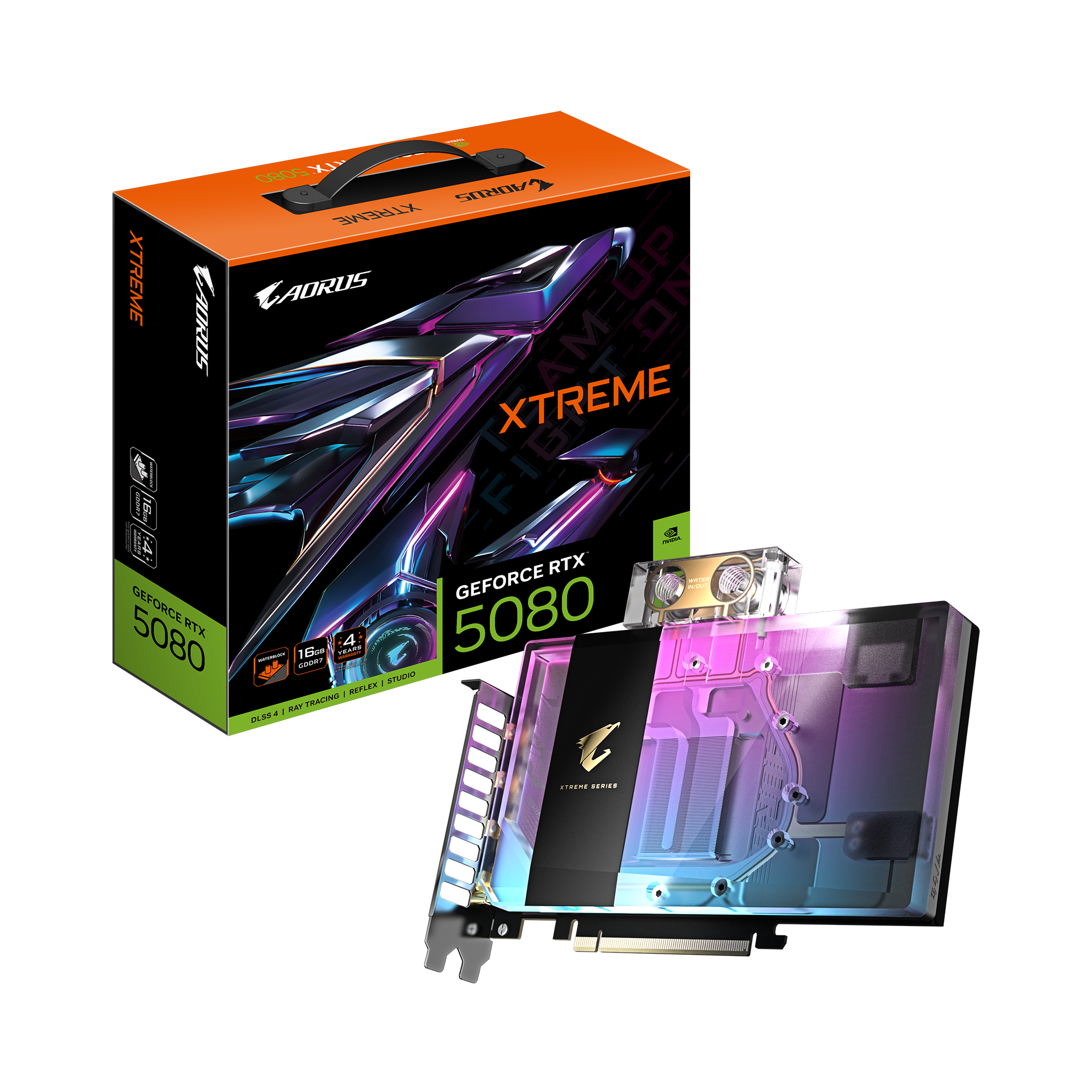 Gigabyte RTX5080 AORUS Xtreme WF WB 16GB GDDR7 HDMI 3xDP