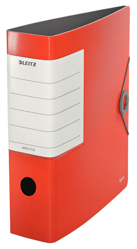 LEITZ Solid 1112 Ordner hellrot Kunststoff 8,2 cm DIN A4, 1 St.