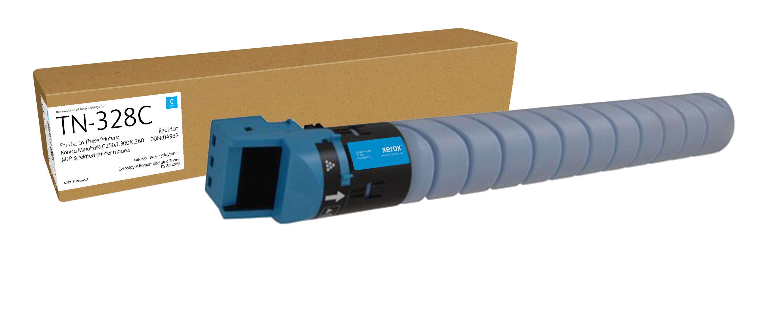 Xerox Toner Cyan kompatibel mit Konica Minolta AAV8450 Standardkapazität
