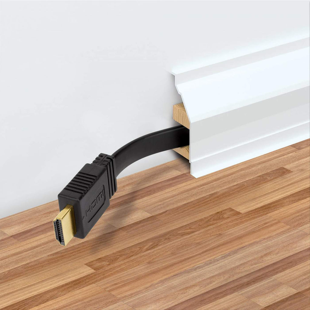 MANHATTAN flaches HDMI-Kabel mit Ethernet-Kanal 4K@60HZ 5m