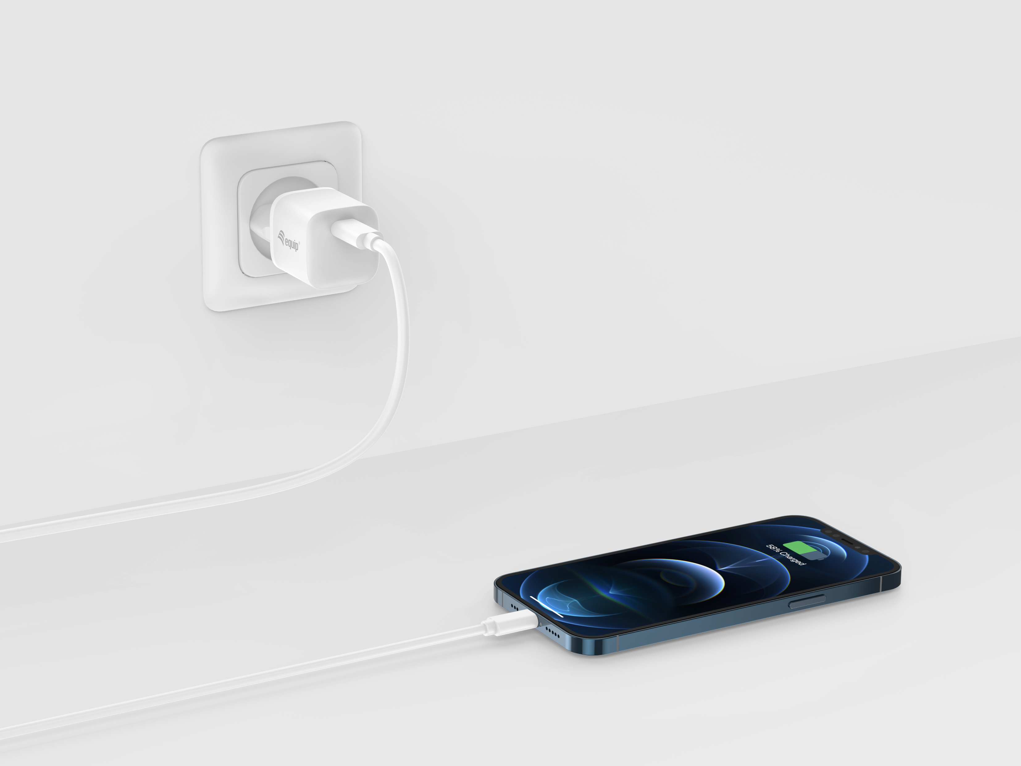 Equip Ladegerät 1Port USB-C PD3.0 20W ÜSS ws