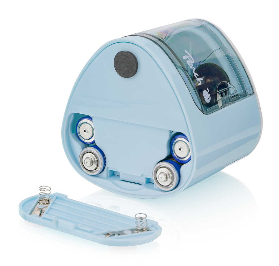 Peach Elektrischer Stiftspitzer PO102 universal blau