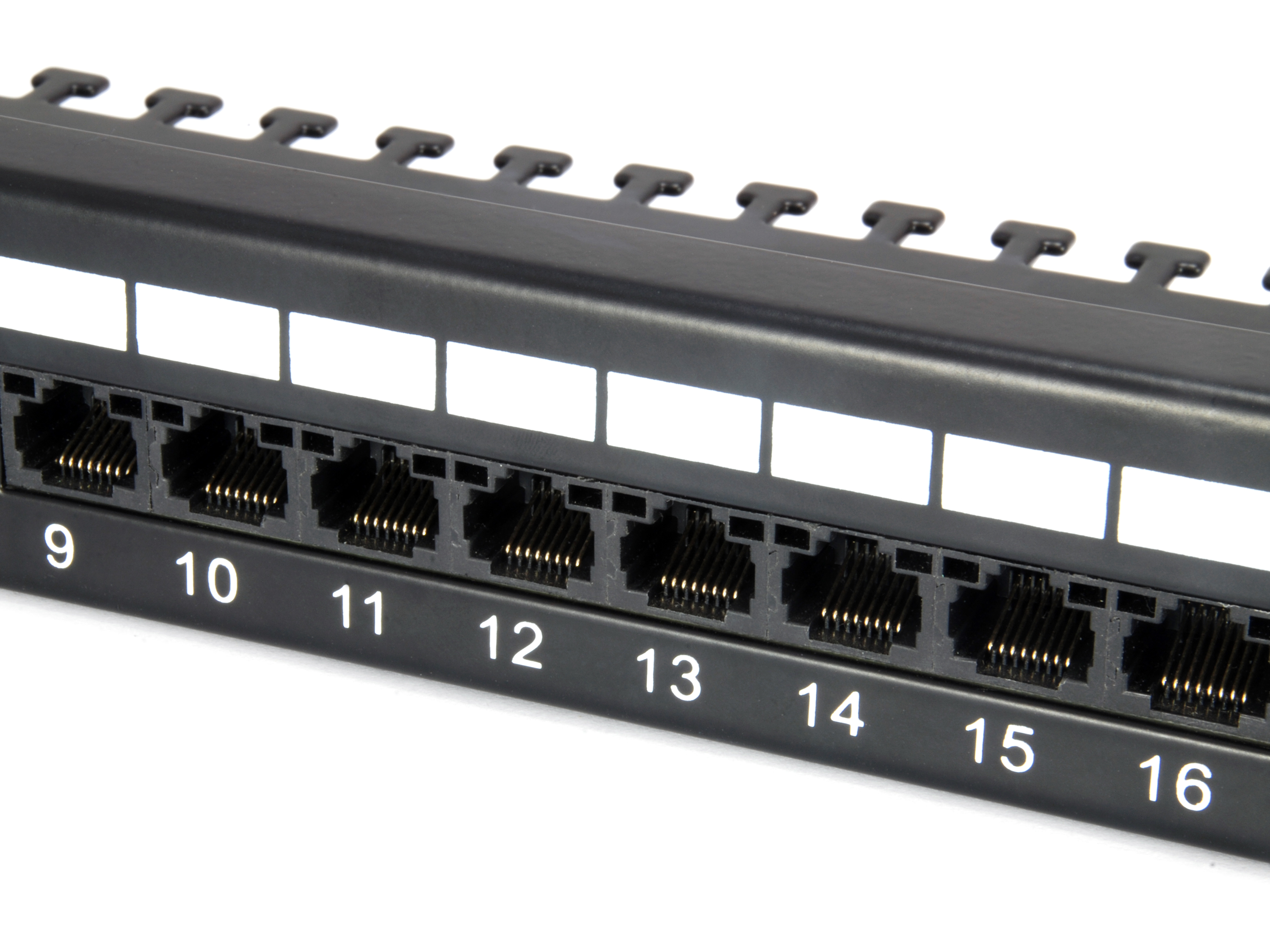 Equip 19 Patchpanel 24xRJ45 Cat6 UTP 1U 250MHz RAL9005