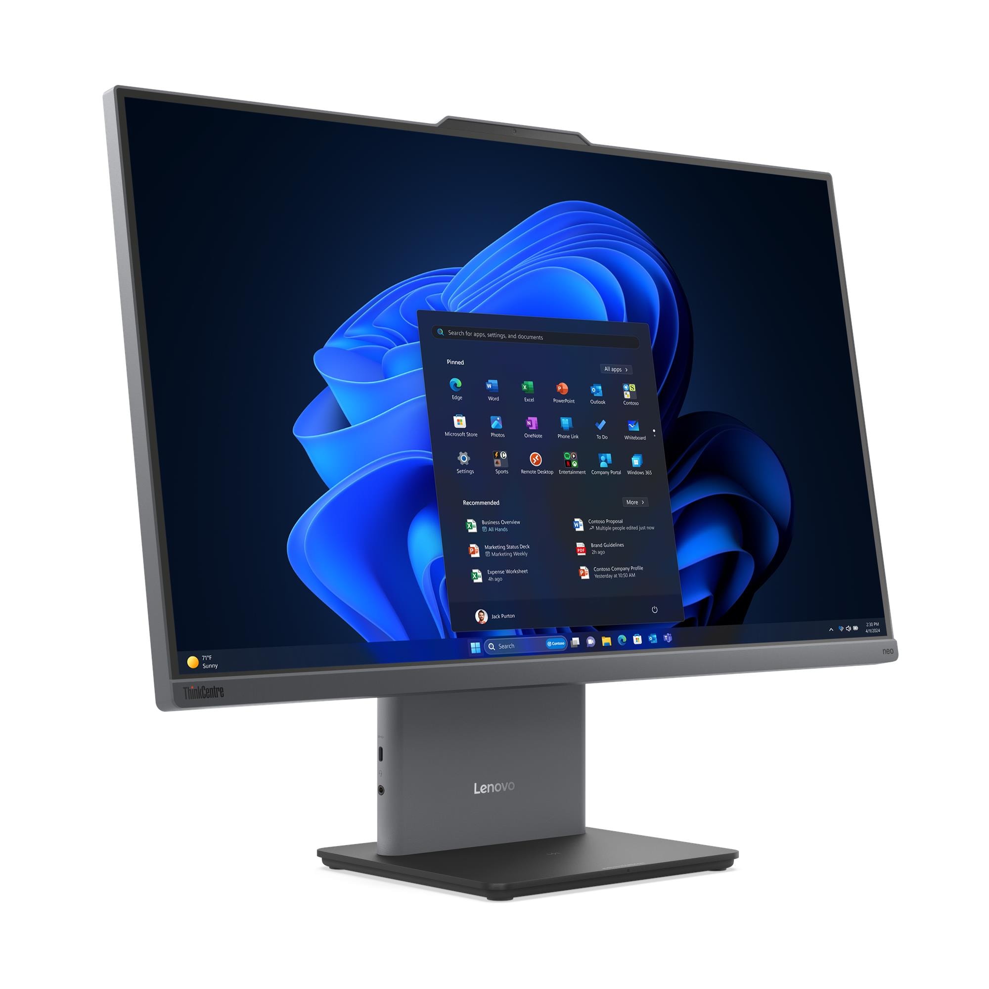 LENOVO ThinkCentre neo50a G6 Intel Core Ultra 7 256V 68,58cm 27Zoll FHD 16GB 512GB SSD W11P TopSeller