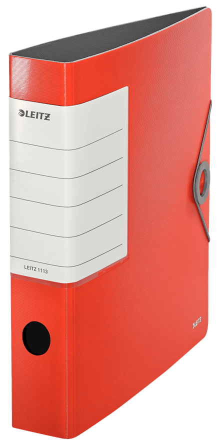 LEITZ Solid 1113 Ordner hellrot Kunststoff 6,2 cm DIN A4, 1 St.