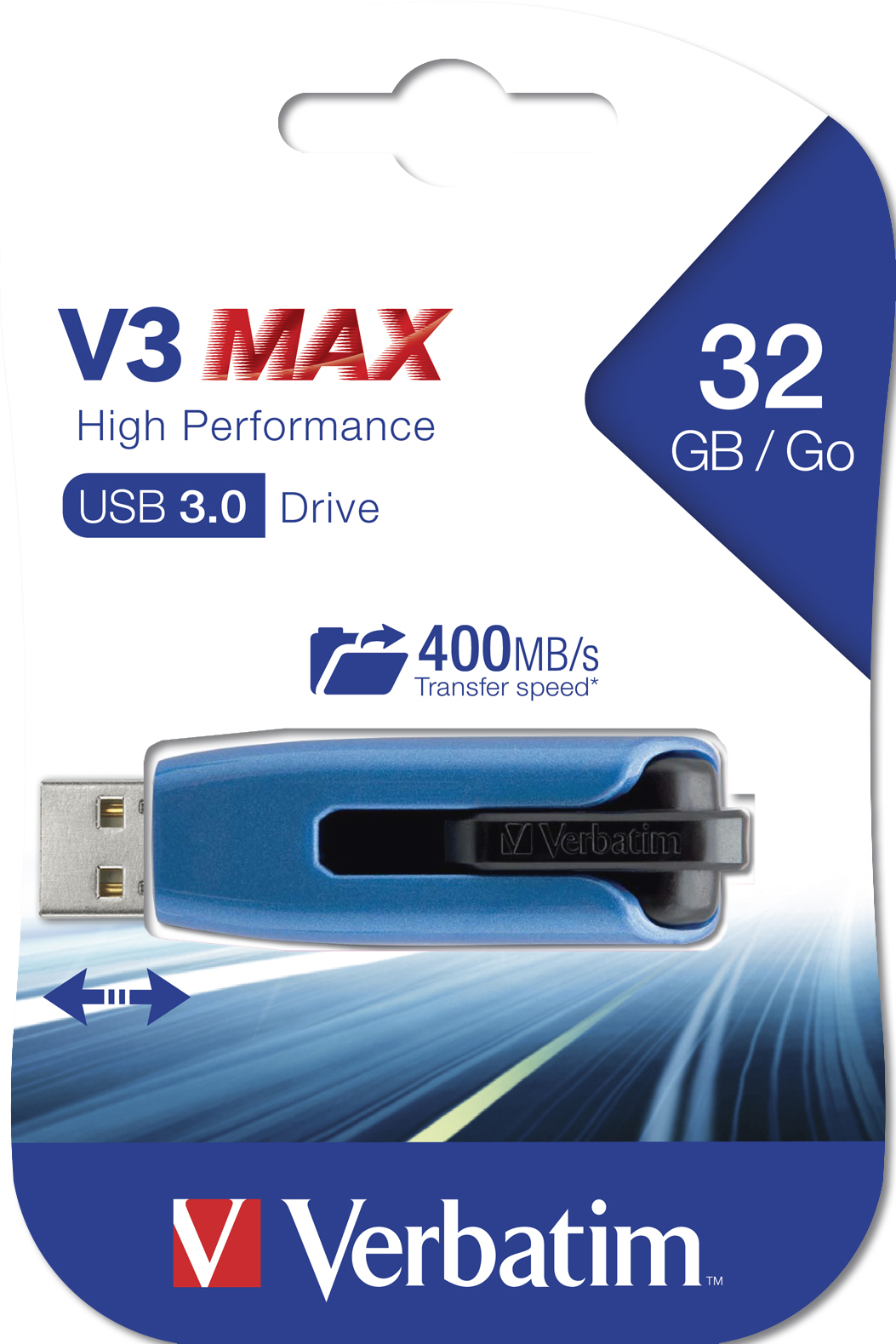 USB-Stick 32GB Verbatim 3.2 Store'n Go V3 Max Black retail