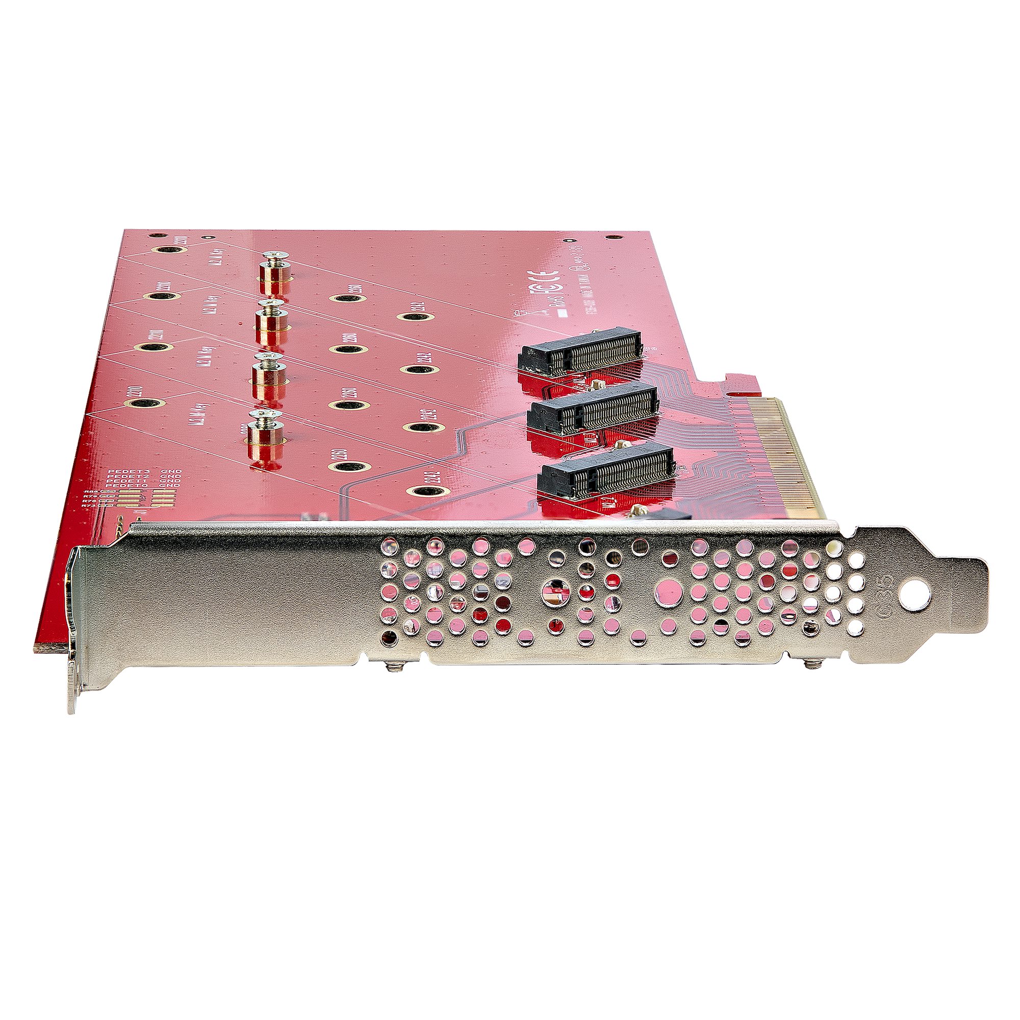 QUAD M.2 PCIE X16 SSD ADAPTER WITH BIFURCATION PCIE 4.0