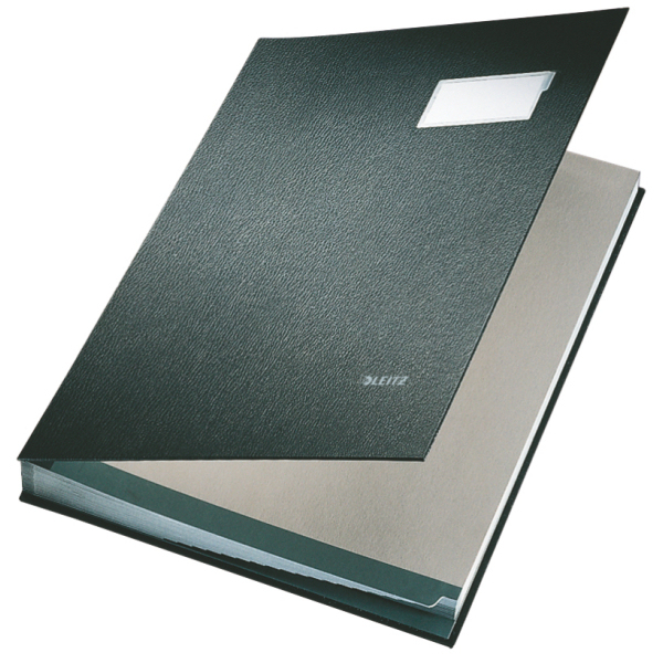 LEITZ Unterschriftenmappe Unterschriftsmappe 5700 20 Fächer schwarz, 1 St.