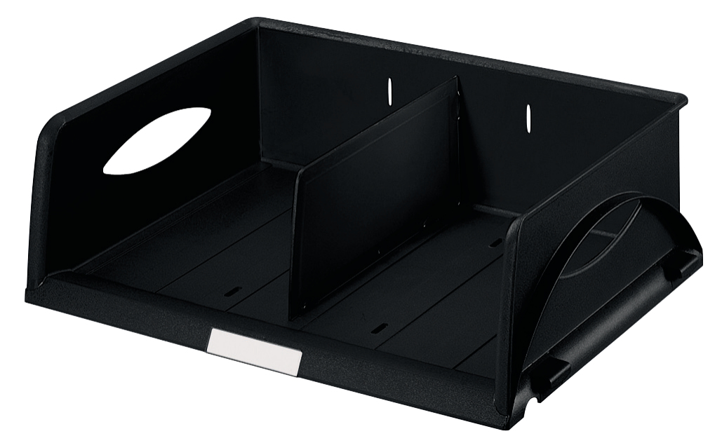 LEITZ Briefablage Sorty A4 quer schwarz DIN A4, 1 St.