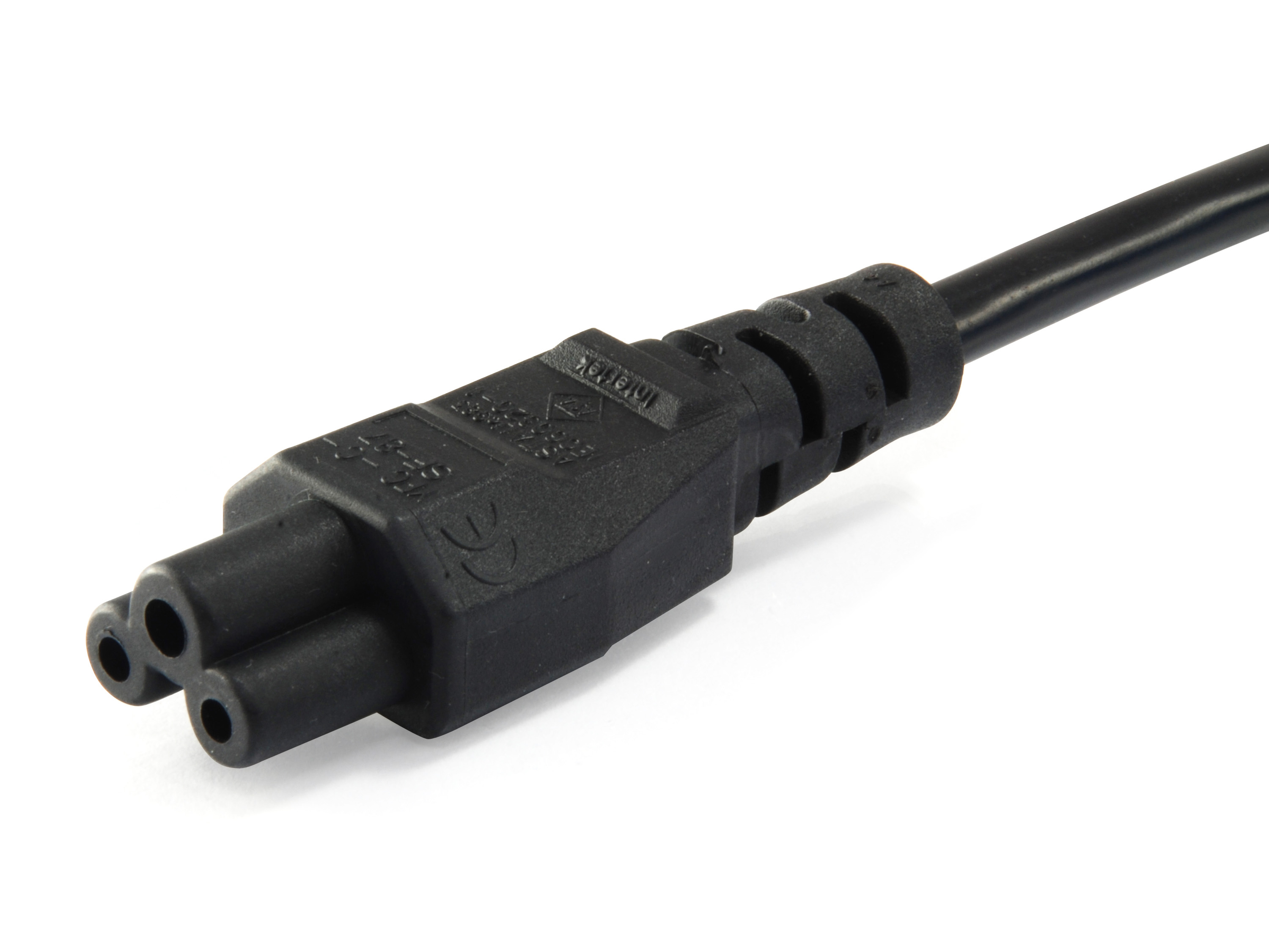 Equip Stromkabel CEE 7/7 ->C5 St/Bu schwarz 3.00m PVC Polybeutel