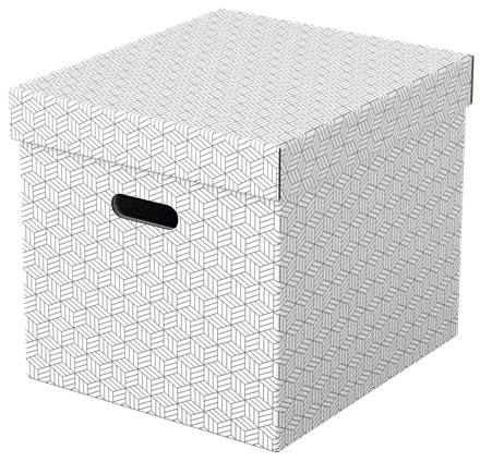 Esselte Home Aufbewahrungsboxen 33,0 l weiß 32,0 x 36,5 x 31,5 cm, 3 St.