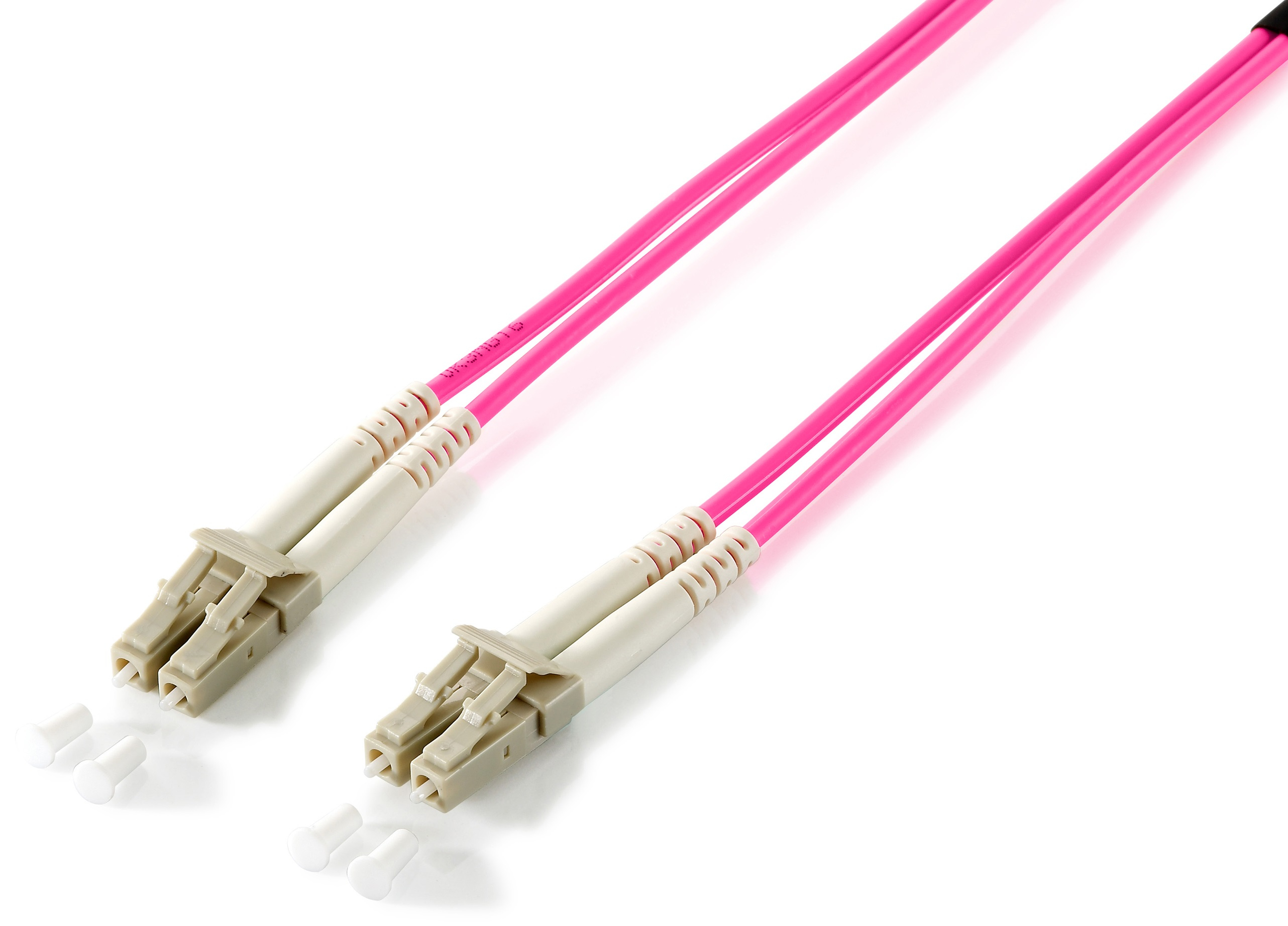 Equip Patchkabel LC->LC 0.50m Multimode Duplex OM4 violett Polybeutel