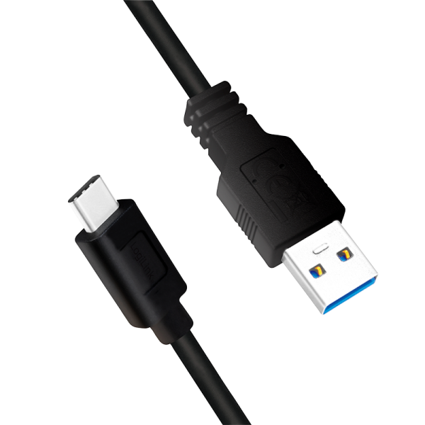 Kabel LogiLink USB 3.2 Kabel A-Stecker-C-Stecker schwarz 2 m CU0170