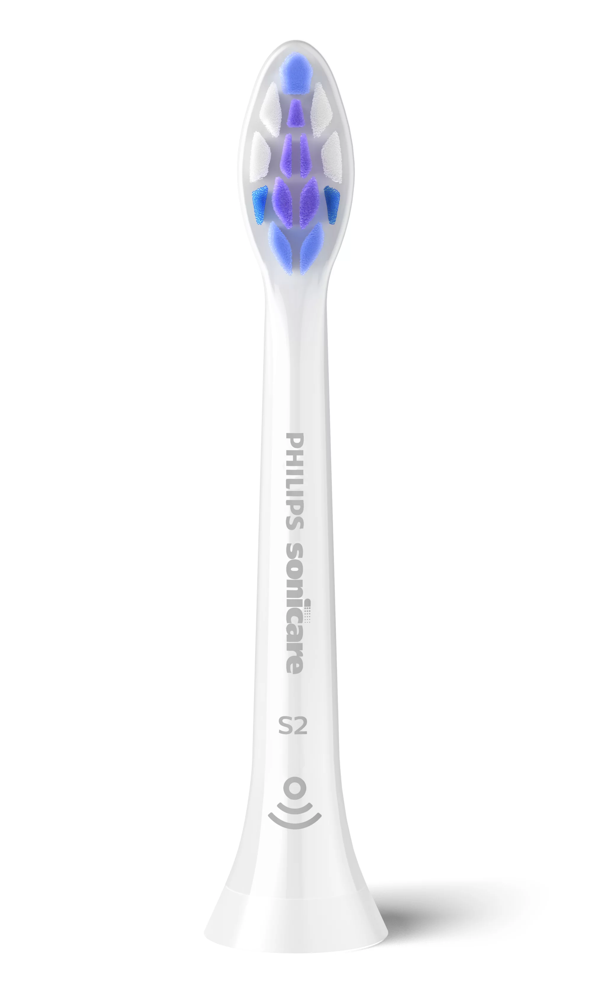 Philips HX6054/87 Sonicare S2 Sensitive Ersatzbürstenköpfe 4er-Pack, weiß