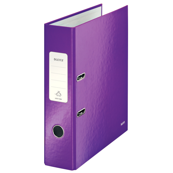 LEITZ Ordner lila Karton 8,0 cm DIN A4, 1 St.