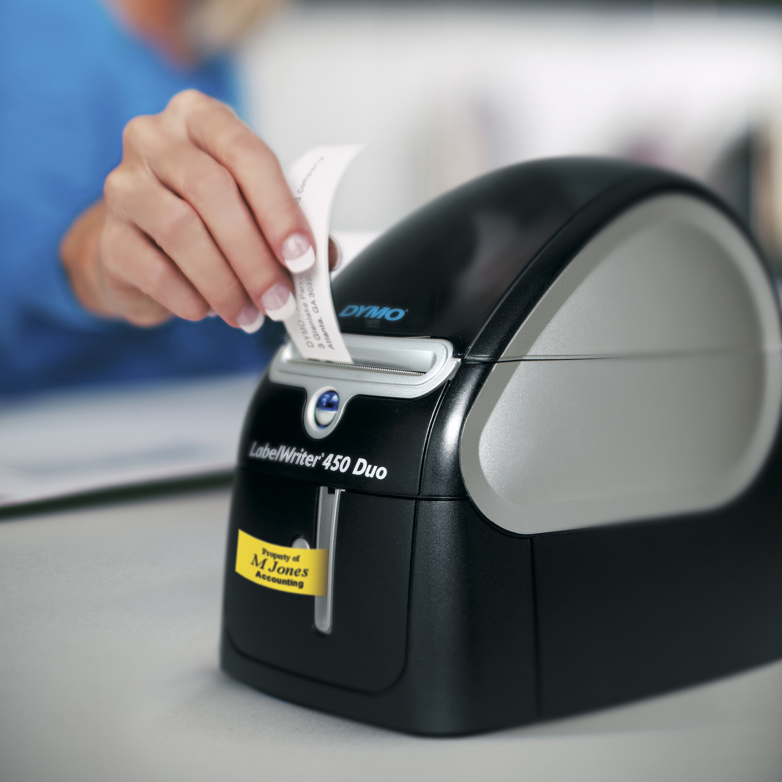 DYMO LabelWriter 450 Duo Etikettendrucker silber, schwarz