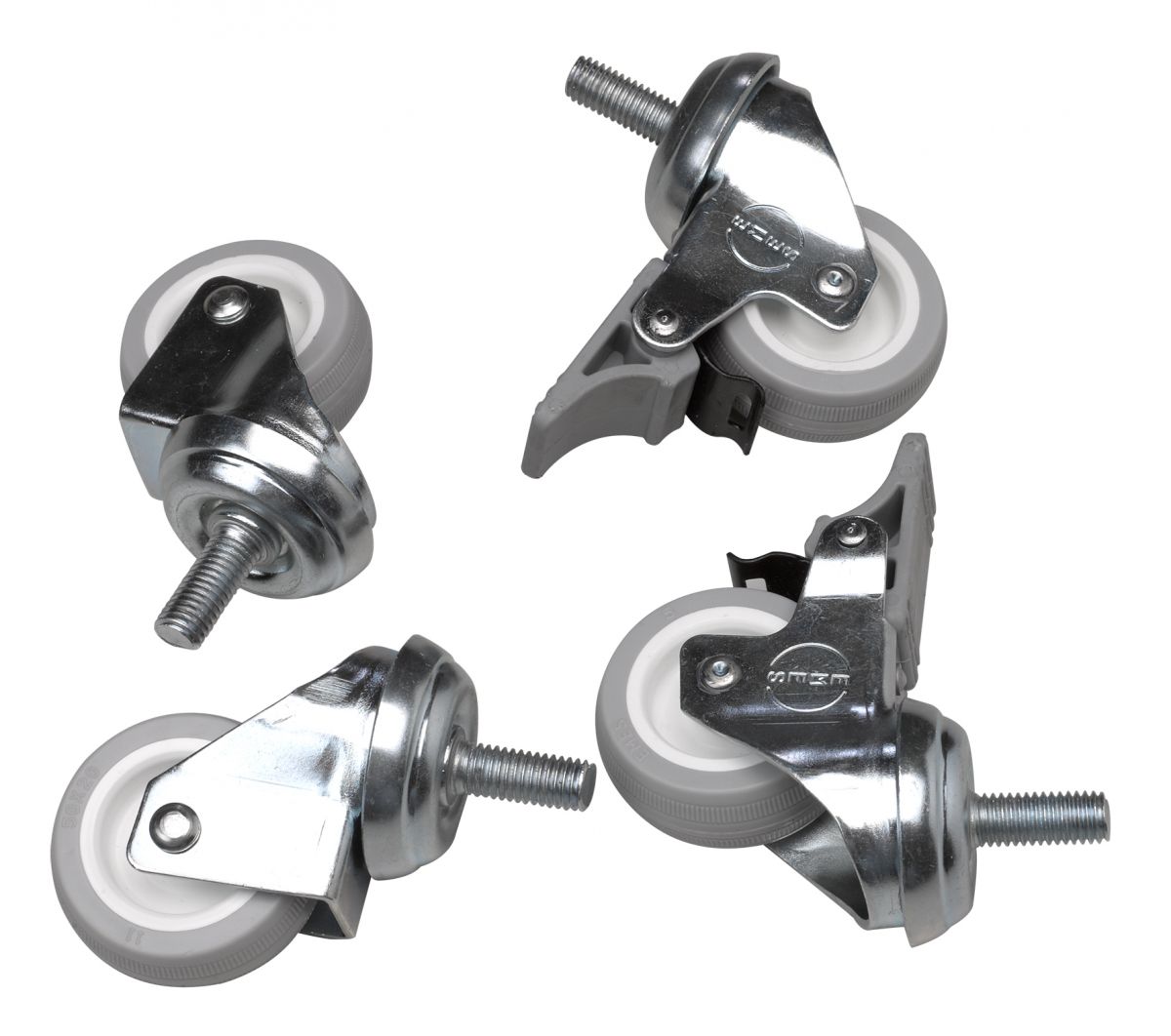 Equip 4xRollen für Serverschränke ECO/Pro-Mount 75mm schwarz