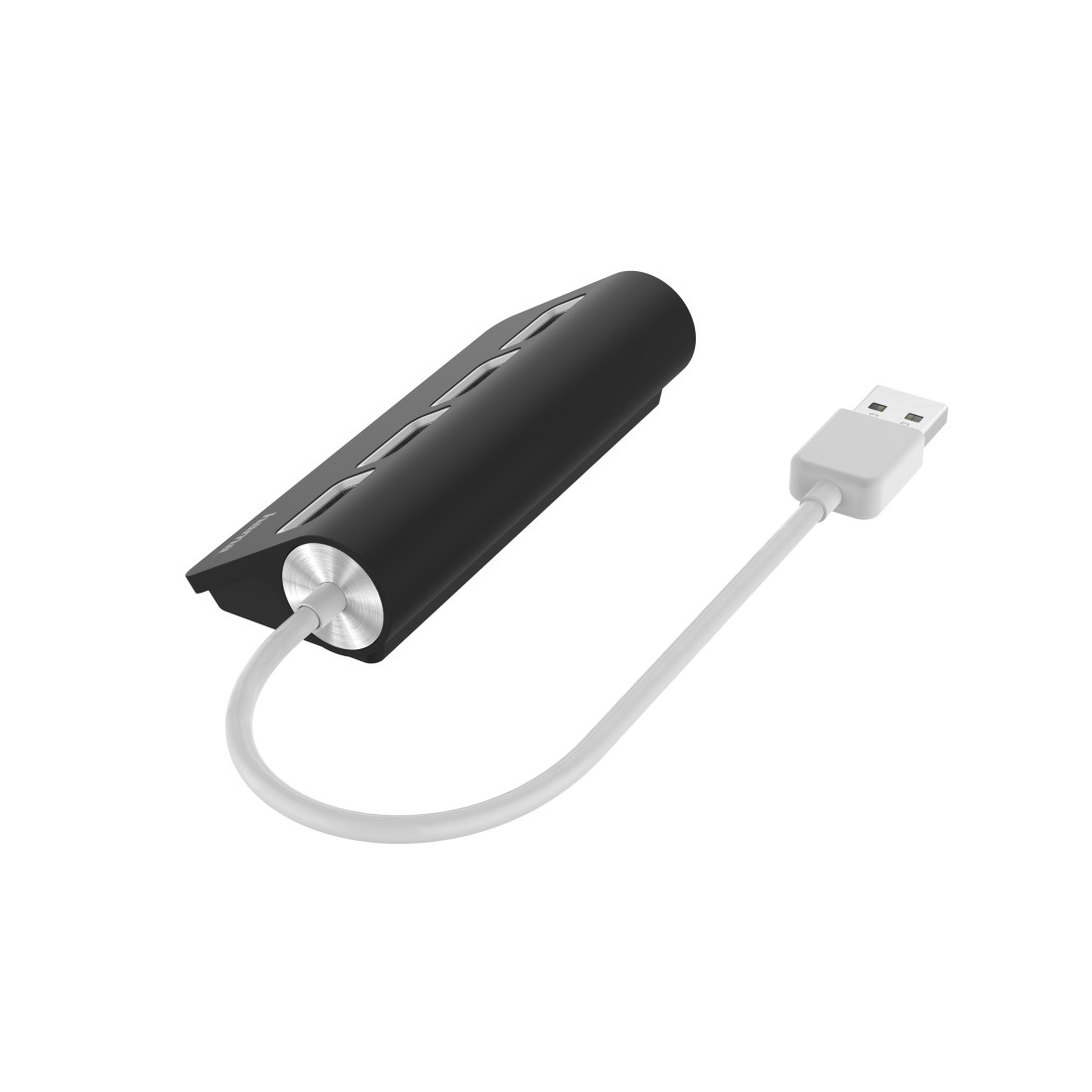 hama USB-Hub 4-fach schwarz