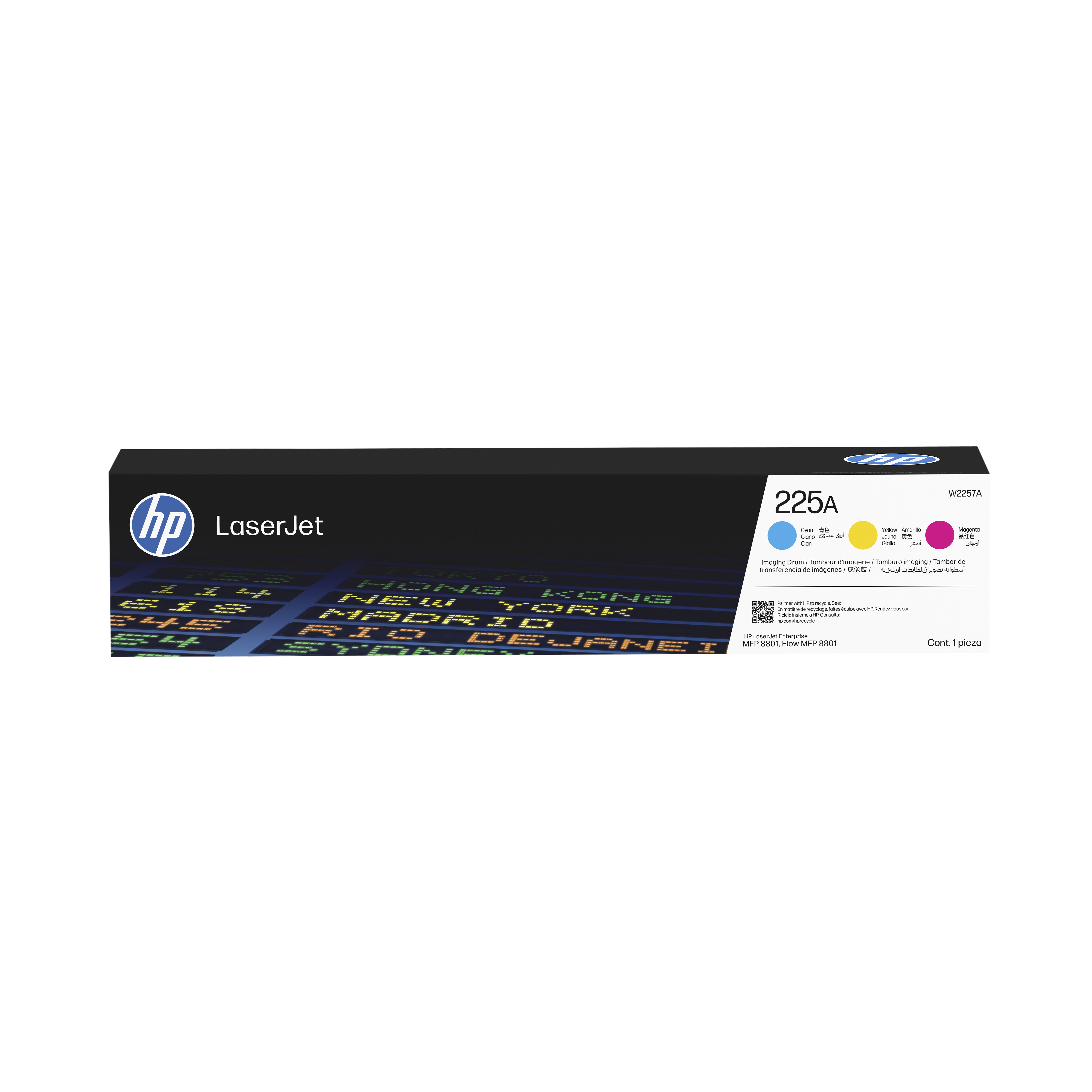HP 225A (W2257A) cyan, magenta, gelb Trommel