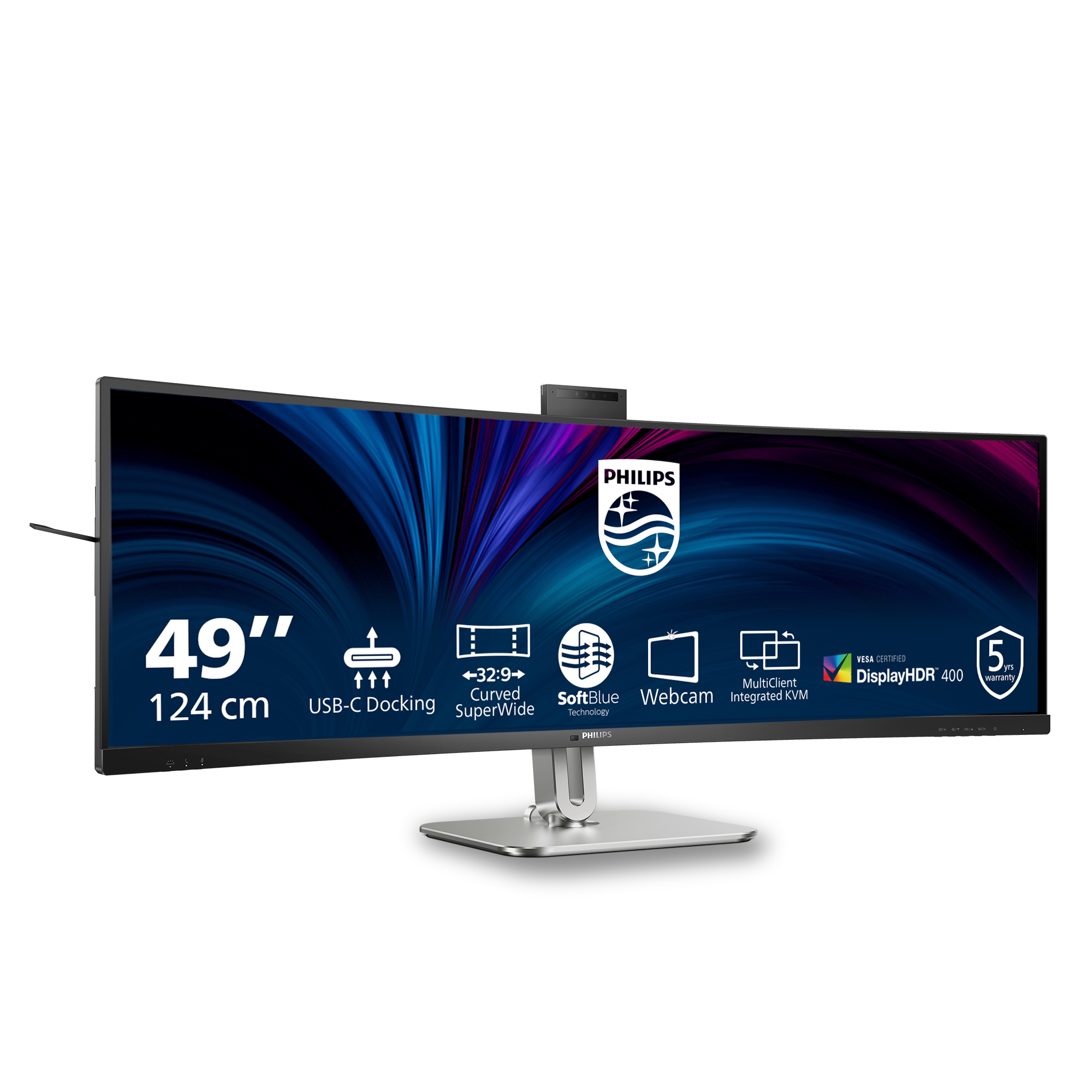 Philips 124,0cm(48,8) 49B2U6900CH 32:9 HDMI+DP+USB-C Curv. retail
