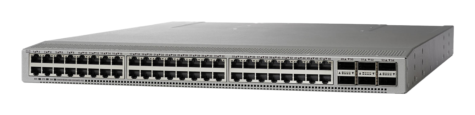 NEXUS 9300 WITH 48P 10/25G SFP+ 6P 100G QSFP MACSEC UP